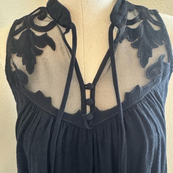 Free People western romance mesh top - Picture 2 of 5